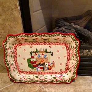 Vintage Temptations Christmas Serving Platter